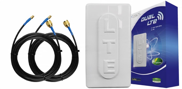 

Antena Dual Gsm 3G 4G Lte 34dBi Najmocniejsza Fv