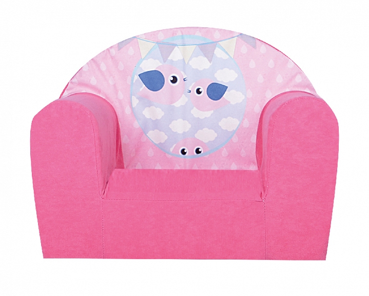 

Fotel Piankowy Fotelik Dziecięcy Mały Bird Pink