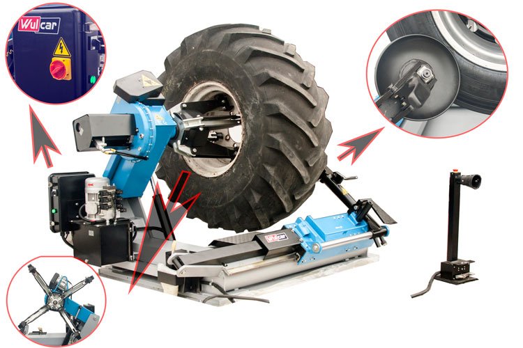 WULCAR montazownica ciezarowa 56 budowlana TIR Weight with packaging 110 kg