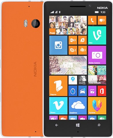 Nokia LUMIA 930 Помаранчевий продукт Глибина 10 мм