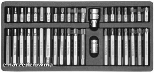 YT-38841 YATO Set chiavi a bussola N° utensili: 216, Acciaio al