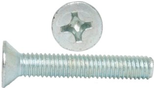 

M6x12 Wkręty z łbem stożkowym ocynk Din 965 20szt