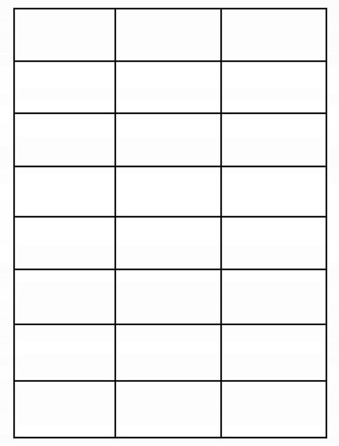 Etykiety samoprzylepne 70x37 mm, A4, 2400 szt.