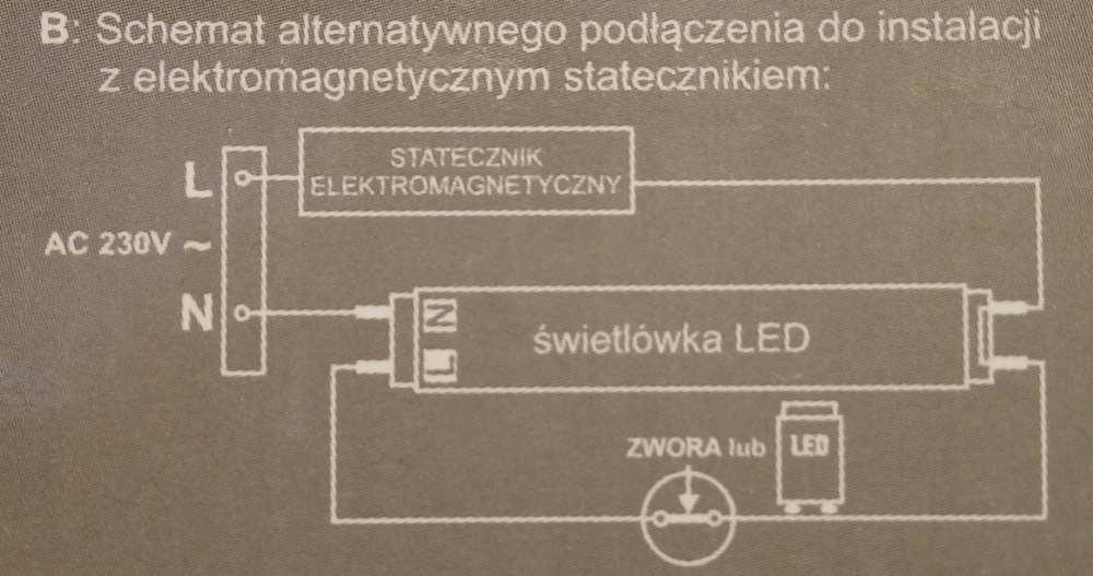 ŚWIETLÓWKA LED 18W 2250lm 120cm T8 6000K Marka Leding