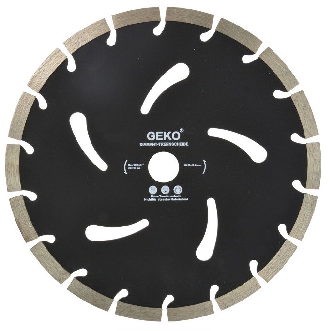 

Tarcza diamentowa betonu kostki cegły 230mm Geko