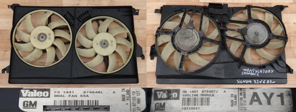 OPEL СИГНУМ 3.2 V6 ВЕНТИЛЯТОРИ РАДІАТОРА УПРАВЛІННЯ
