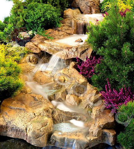 KASKADA OGRODOWA DEKORACYJNA 110cm+KAMIEŃ STARTOWY Rodzaj oczko wodne