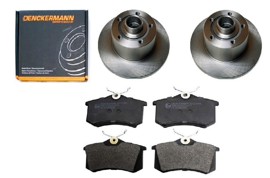 Kotouče Audi A4 B5 Zadní 245 mm Sada.