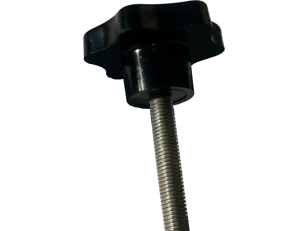 

Pokrętło Gwiazda Docisk Ebonit ŚRUBAm6/40mm fi40mm