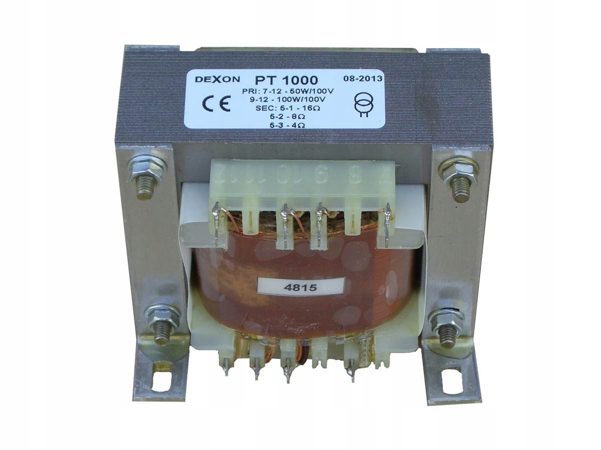

Dexon transformator moc 100 - 50 W do 100V