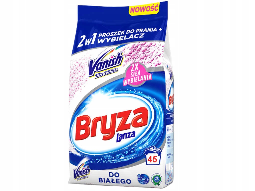 

Bryza Vanish Power 2w1 Proszek Białego 3,375k 45pr