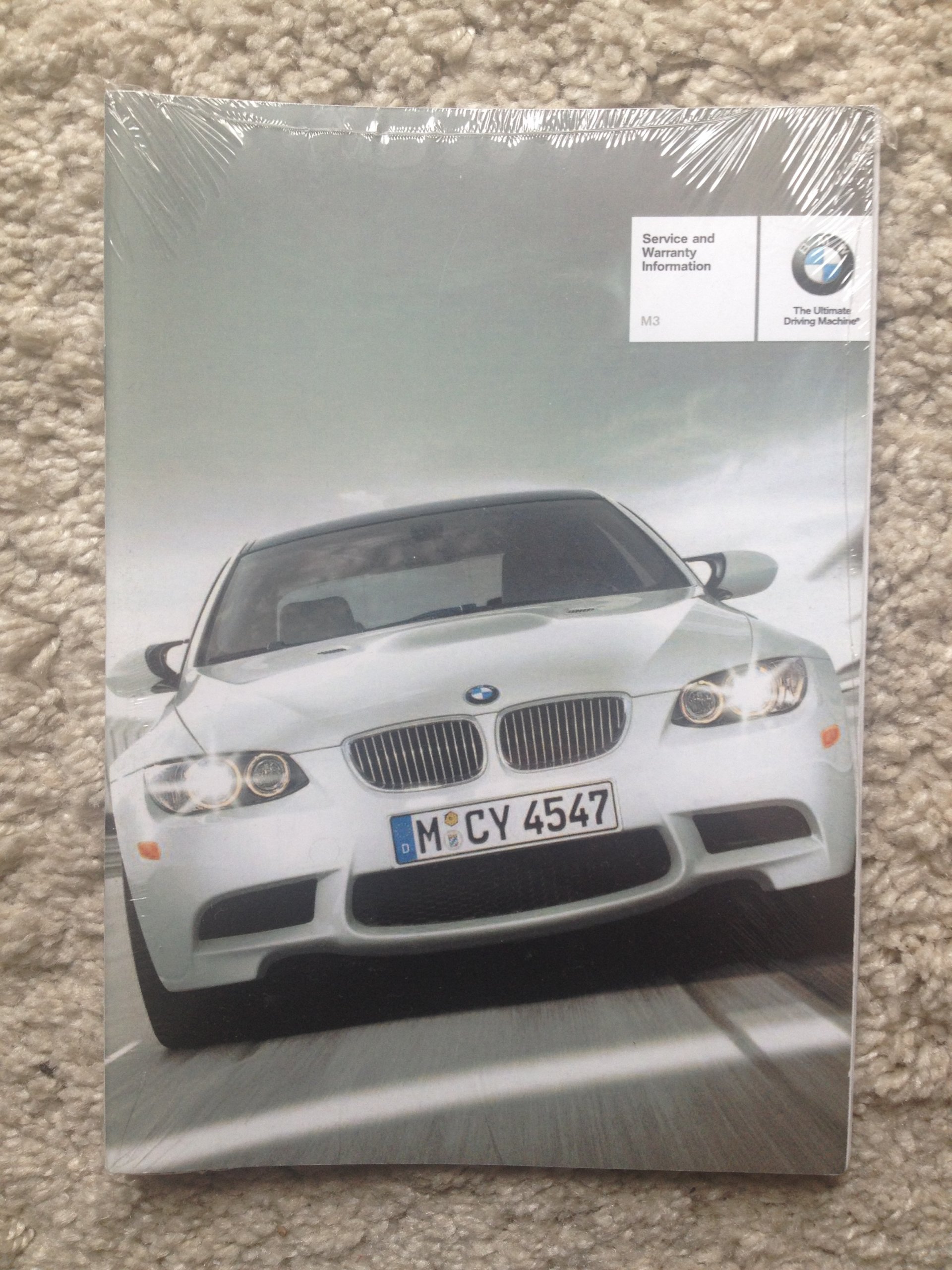 BMW 3 серии M3 E90 гарантийная книга США