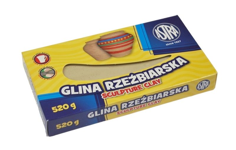 

Glina rzeźbiarska Astra 520 g plastyczna