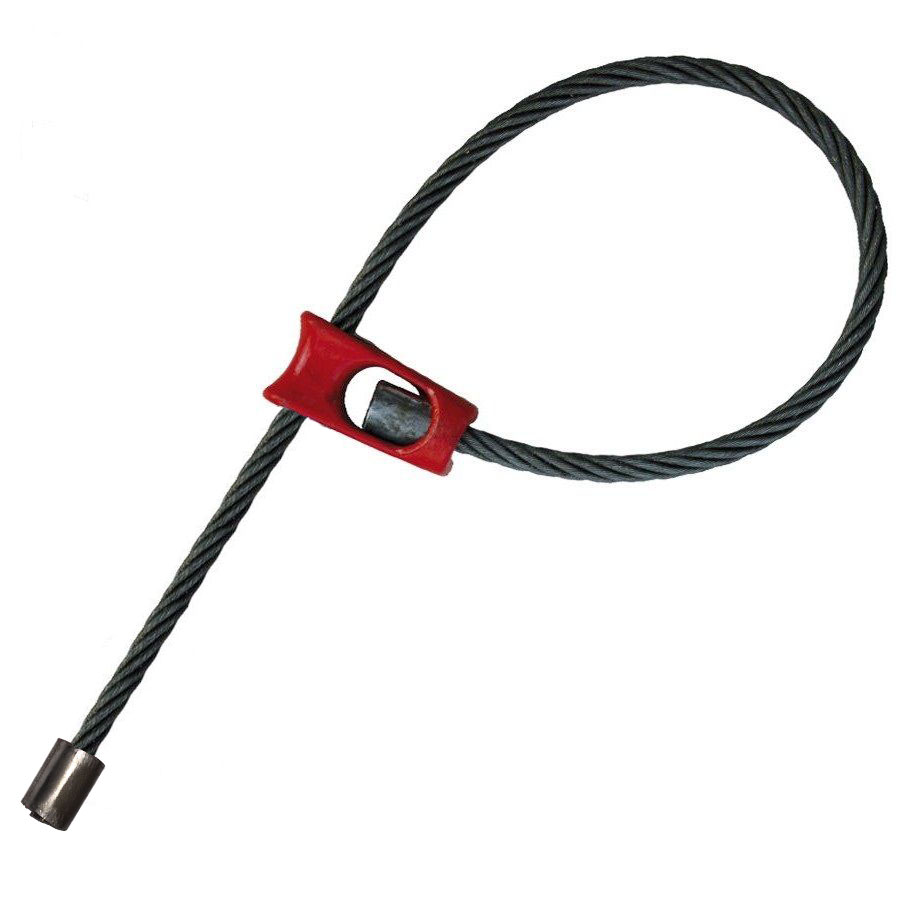 Trhací lano s niplem 11 mm x 3,0 m 8,6 t elastické.