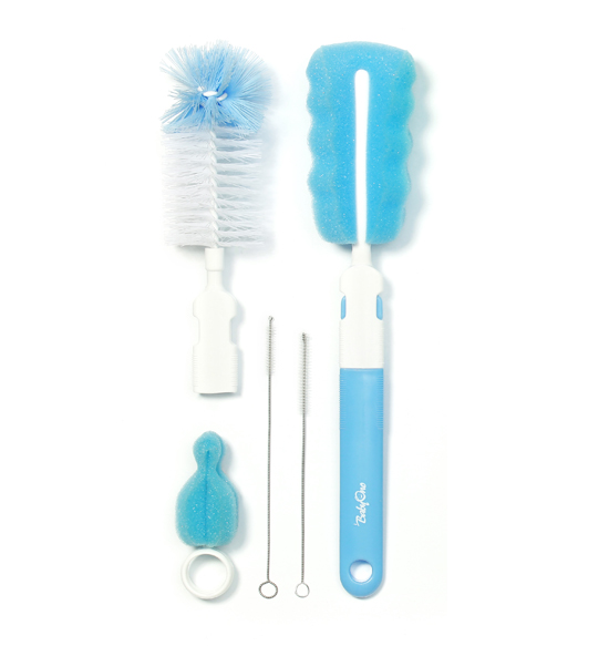 BabyOno ZESTAW SZCZOTEK DO BUTELEK 735 NIEBIESKA