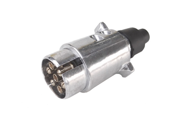Wtyk przyczepki 7 PIN 12V aluminiowe