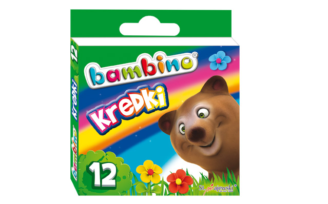 

Kredki świecowe szkolne Bambino