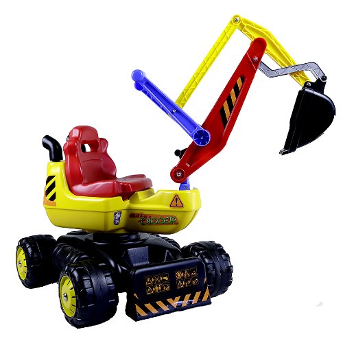 SUPER KOPARKA STEROWANA - jeździk Maxi Digger !!! Kod producenta Bed-Pol