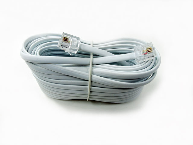 

kabel przewód telefoniczny Rj 11 6p4c 15,0m rj11.