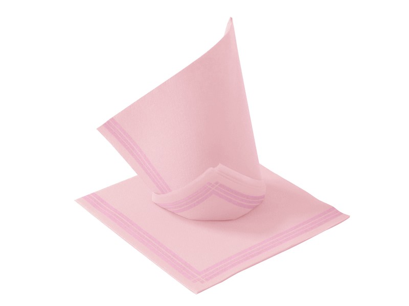 

Serwetka flizelinowa jasnoróżowa 38x38 50szt