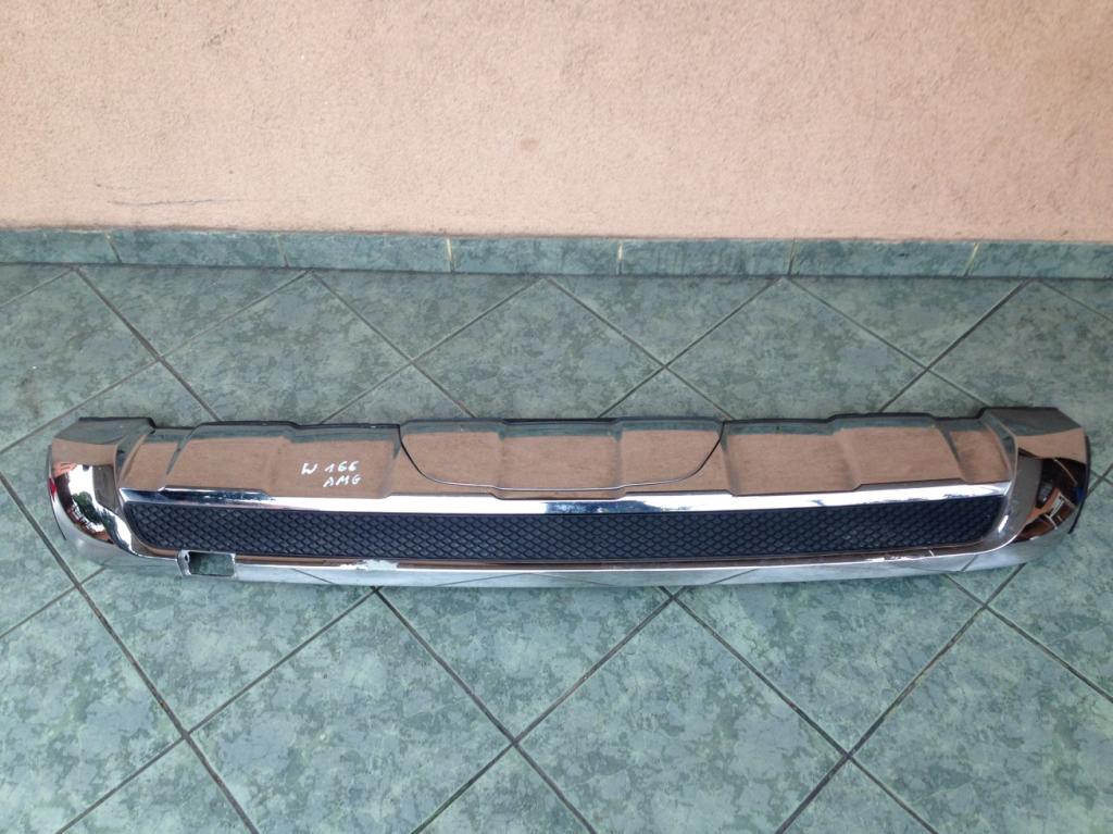 MERCEDES ML W166 AMG хром бампер дифузор задній
