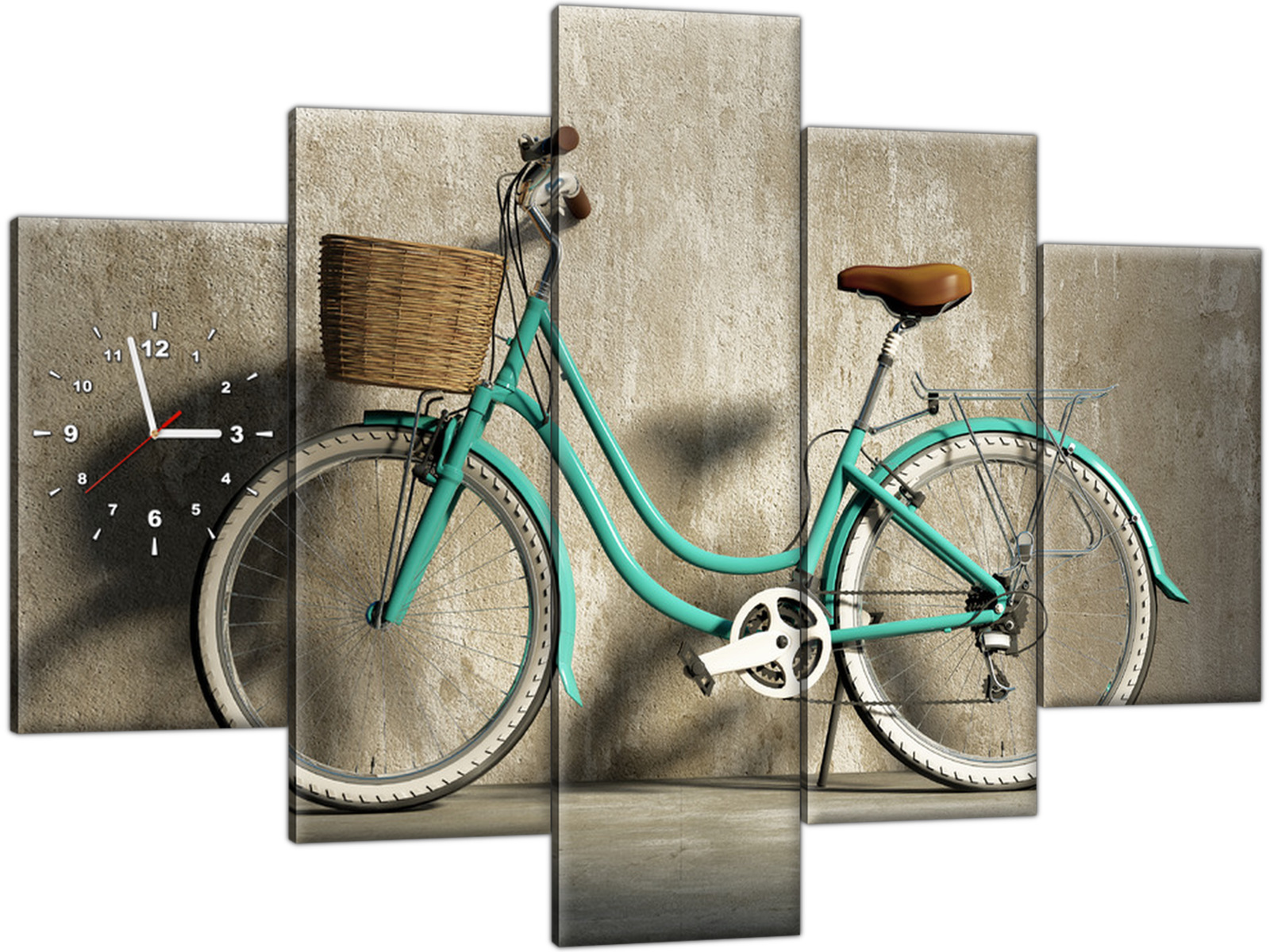 

Obraz z zegarem Rower Retro Gadżety 150x105 Zegar
