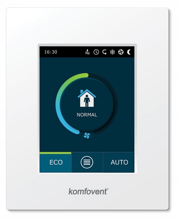 Rekuperator DOMEKT R 400 H 460m3/h wym. obrotowy Klasa efektywności energetycznej A+