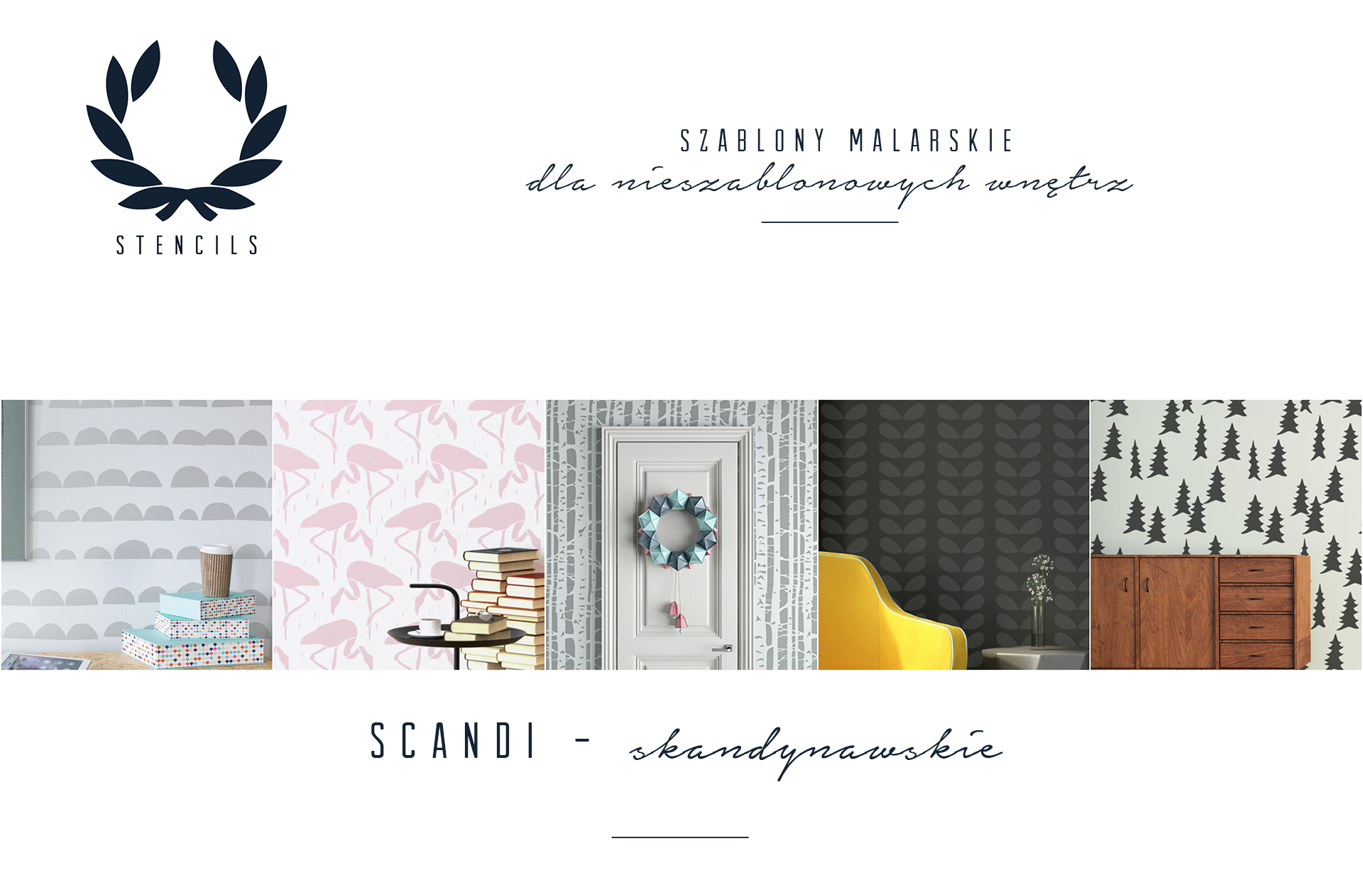 Fishing Flamingos - szablon FLAMINGI - SCANDI Bohater brak