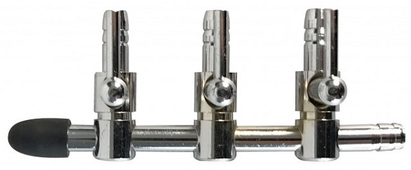 

Zaworek Zawór Metalowy Z Regulacją 3 Wyjścia 4/6mm