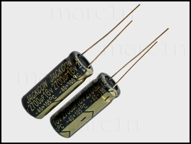 

Kondensator 2700uF / 16V (10x25) Do Zasilacza 1SZT
