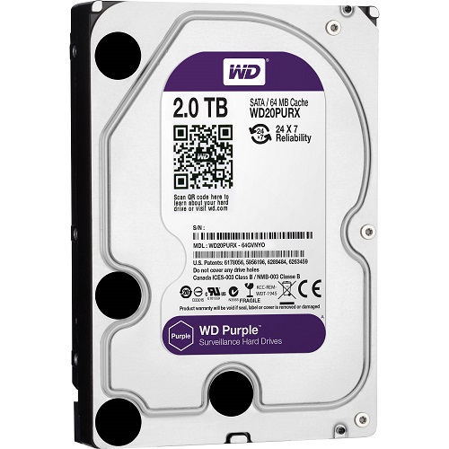 

Dysk Twardy 2TB Wd Purple Cctv Zapis Ciągły