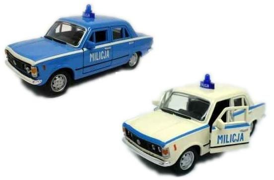 

Kultowe Auta Prl model auto Fiat 125P Milicja 1:34