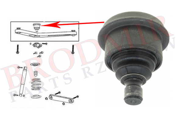 K500190 - ШТИФТ МОСТА ЗАДНИЙ CHEROKEE LIBERTY KJ 02-07