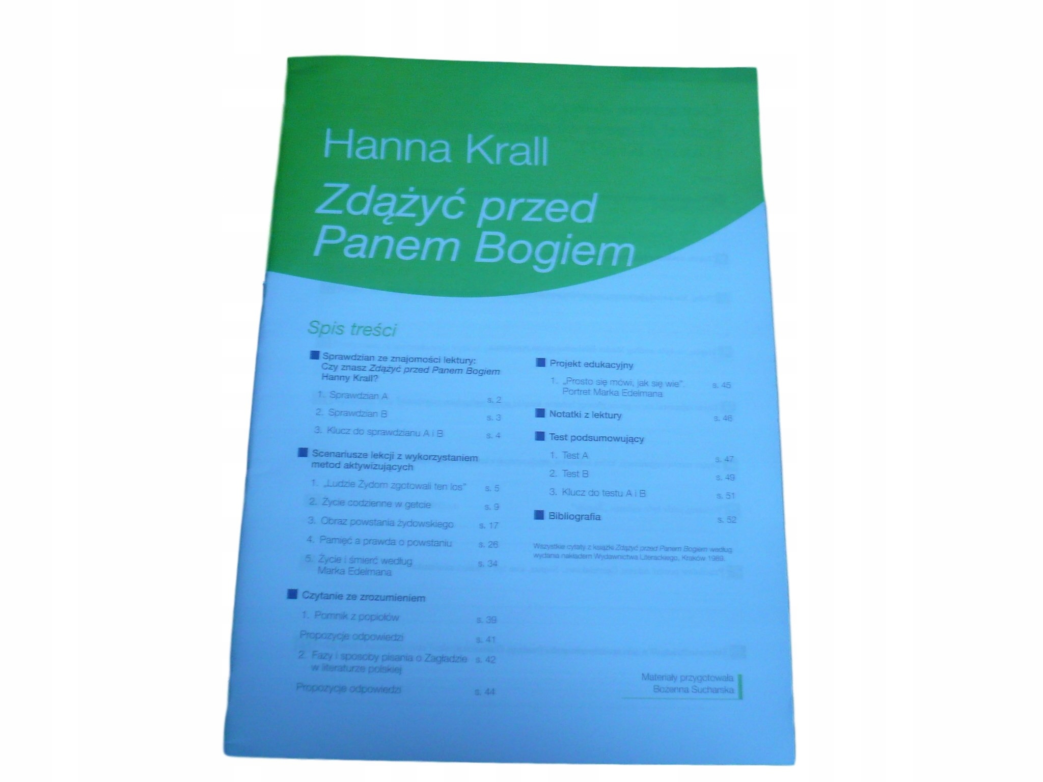 Test Zdążyć Przed Panem Bogiem ZDĄŻYĆ PRZED PANEM BOGIEM TESTY SPRAWDZIANY KARTY - 69 zł - Allegro.pl