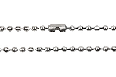 

Łańcuszek ze stali kulkowy drobny 1,5 mm 50 cm