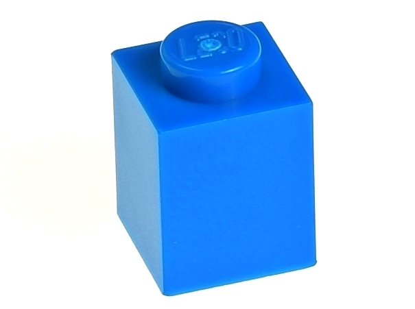 LEGO Блок обычный 1x1 3005 синий - 2 шт.