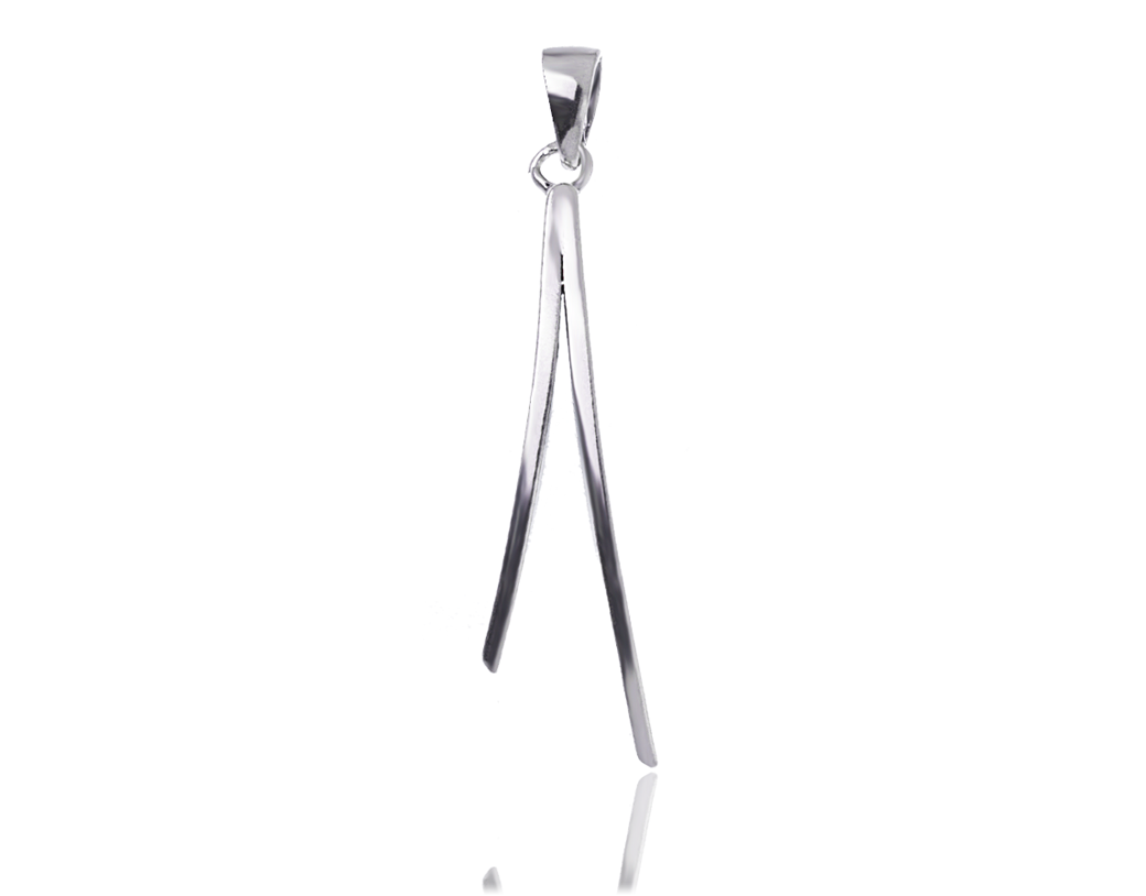 

Srebrny Wisiorek Pazury Pazur Długi 6cm Srebro 925