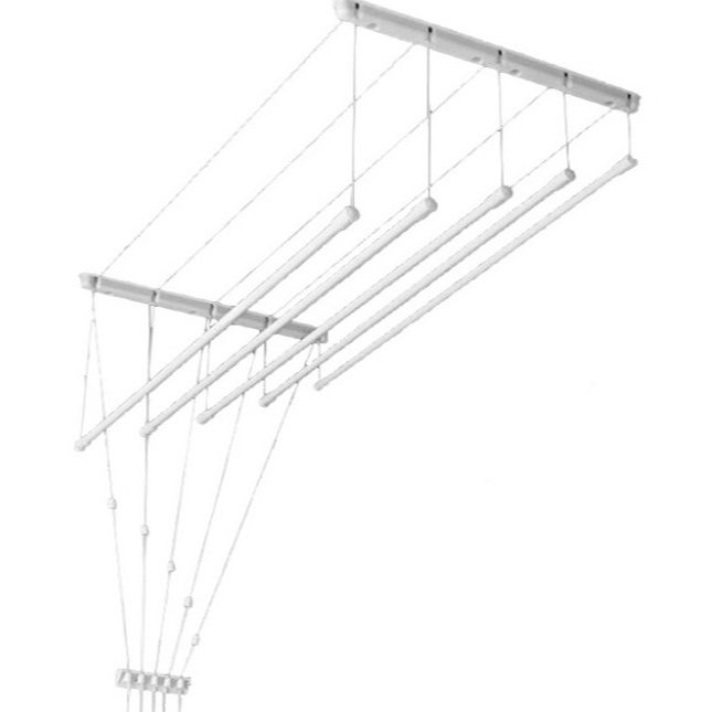 

Suszarka Sufitowa Łazienkowa Pranie 6 Prętów 160CM