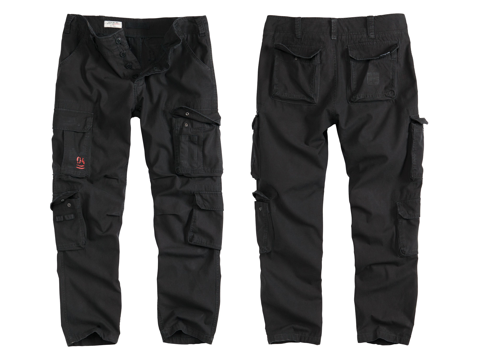 

Spodnie Slim Surplus Airborne Slimmy Czarne - L