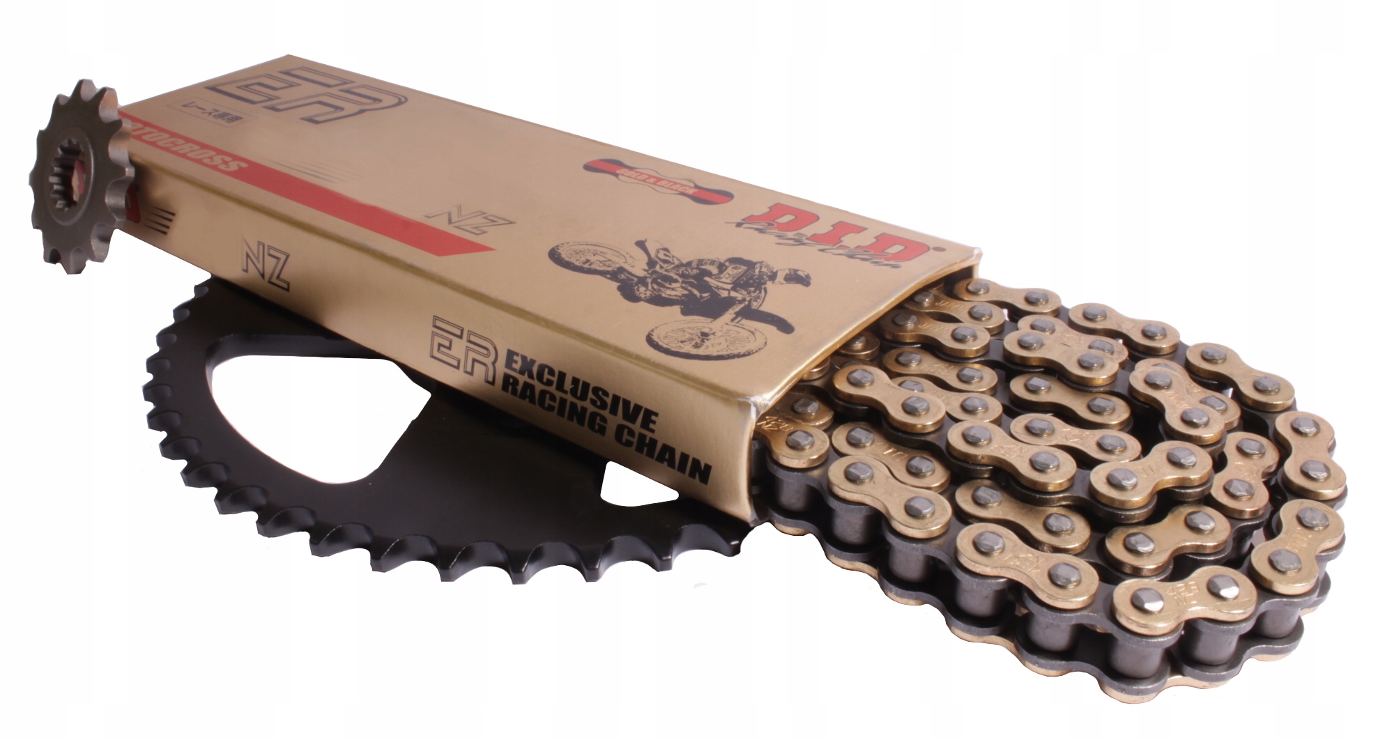 Sada pohonů Yamaha PW80 91-11r Ozubení japonský řetěz DiD Gold