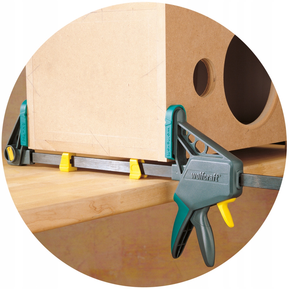 WOLFCRAFT Ścisk stolarski EHZ PRO 100-915 3034000 Rozstaw szczęk 915 mm