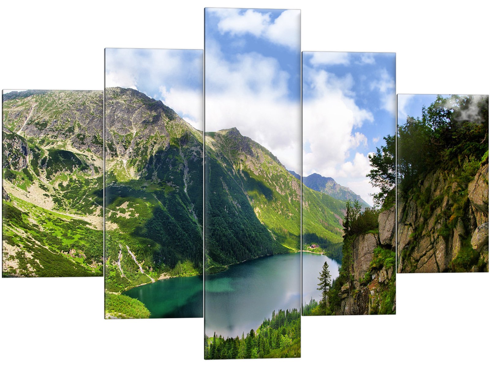 

Obraz Tryptyk Góry Tatry 150x105 Polskie Rysy