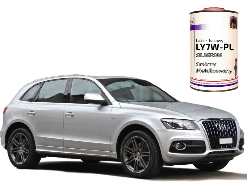 

Lakier Bazowy Srebrny Metalik Drobny Audi LY7W 1 L