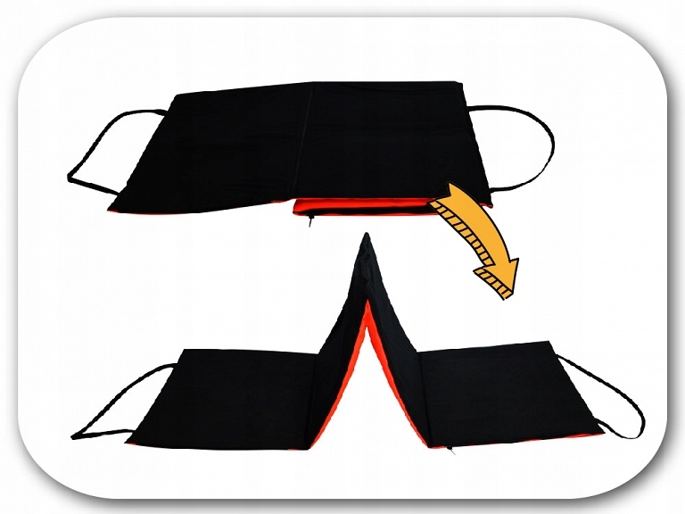 MATERAC PLAŻOWY SKŁADANY ROZKŁADANY TORBA MATA CHORWACJA KAMIENISTA PLAŻA Marka inna