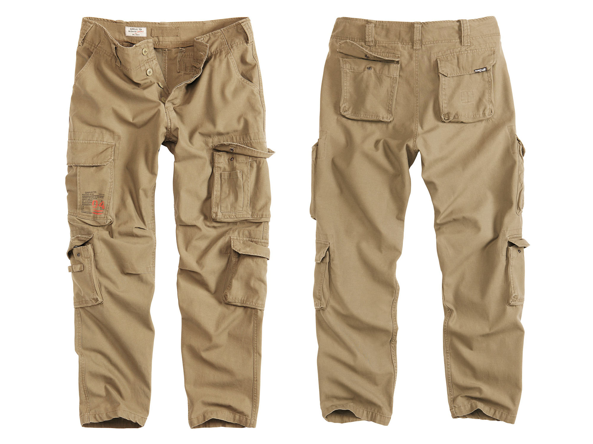 

Spodnie Slim Surplus Airborne Slimmy Khaki - S