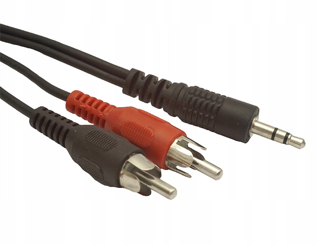 

Kabel Mini Jack 3,5mm - 2x Rca Chinch 15m dł Aux