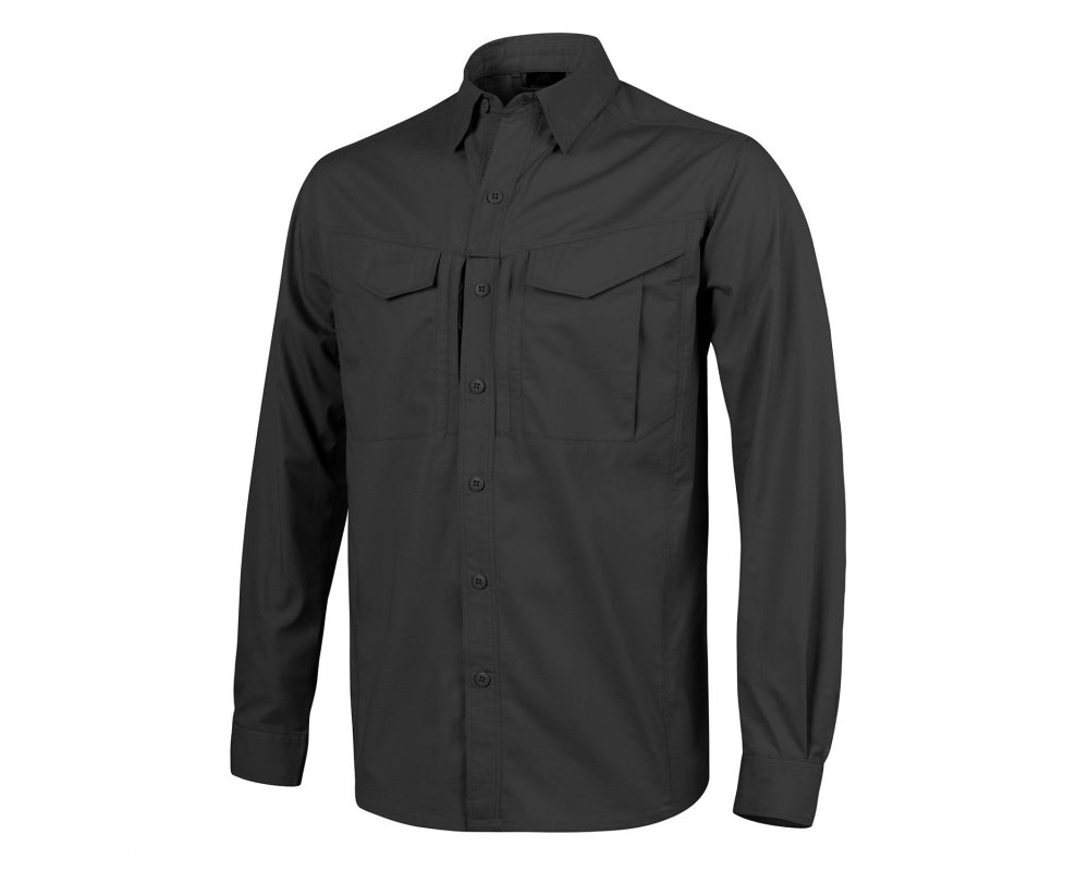 Košile Helikon Defender Dlouhý rukáv Černá S
