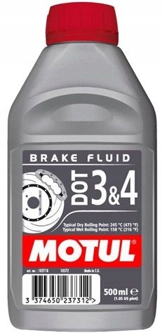 

Motul Dot 3&4 Brake Fluid 0,5L