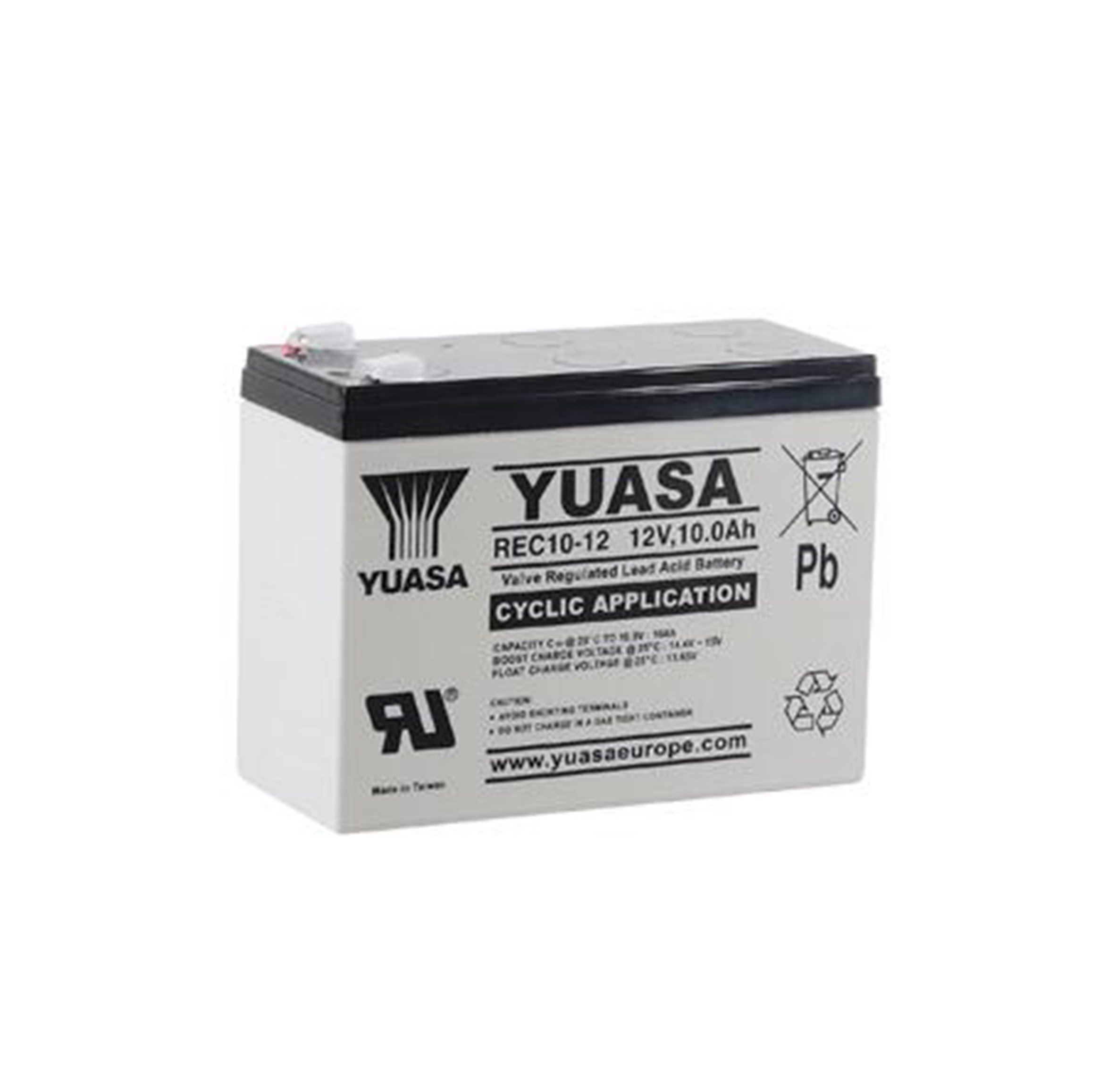 YUASA REC10-12 12V 10Ah ŻELOWY NOWY MODEL