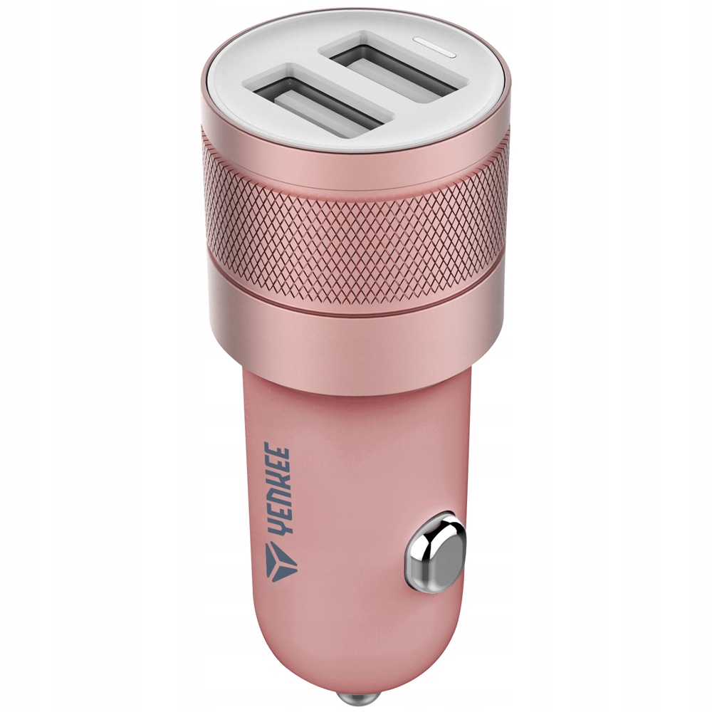 

Ładowarka samochodowa Usb Yenkee 4,8A 2xUSB Red
